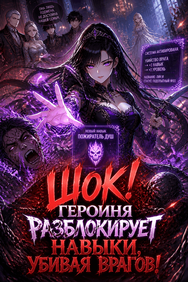Шок! Героиня разблокирует навыки, убивая врагов!
