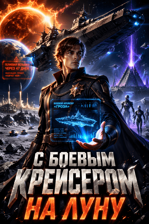 С боевым крейсером на Луну