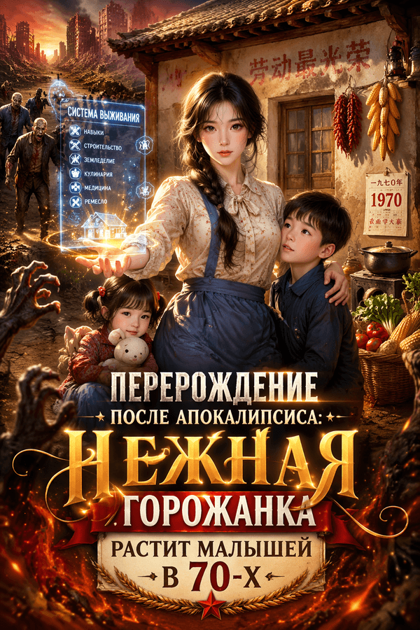 Перерождение после апокалипсиса: Нежная горожанка растит малышей в 70-х