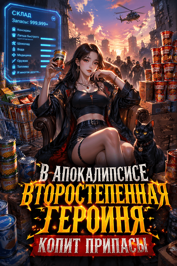 В апокалипсисе второстепенная героиня копит припасы