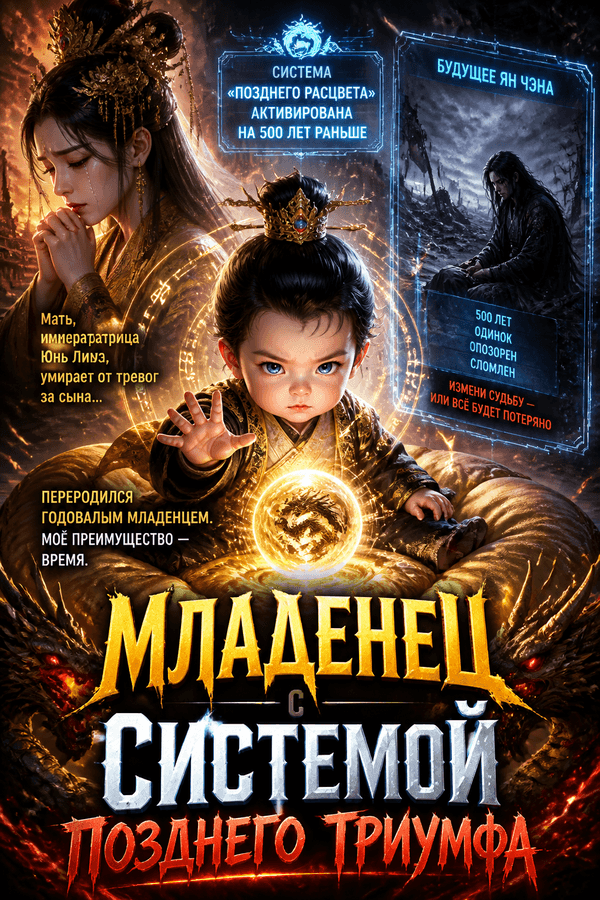 Младенец с системой позднего триумфа