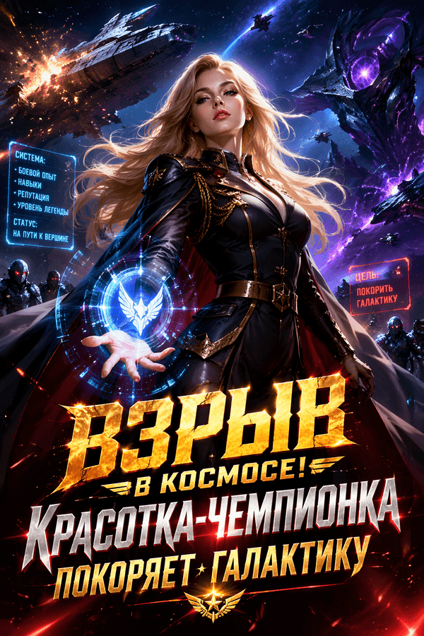 Взрыв в космосе! Красотка-чемпионка покоряет галактику