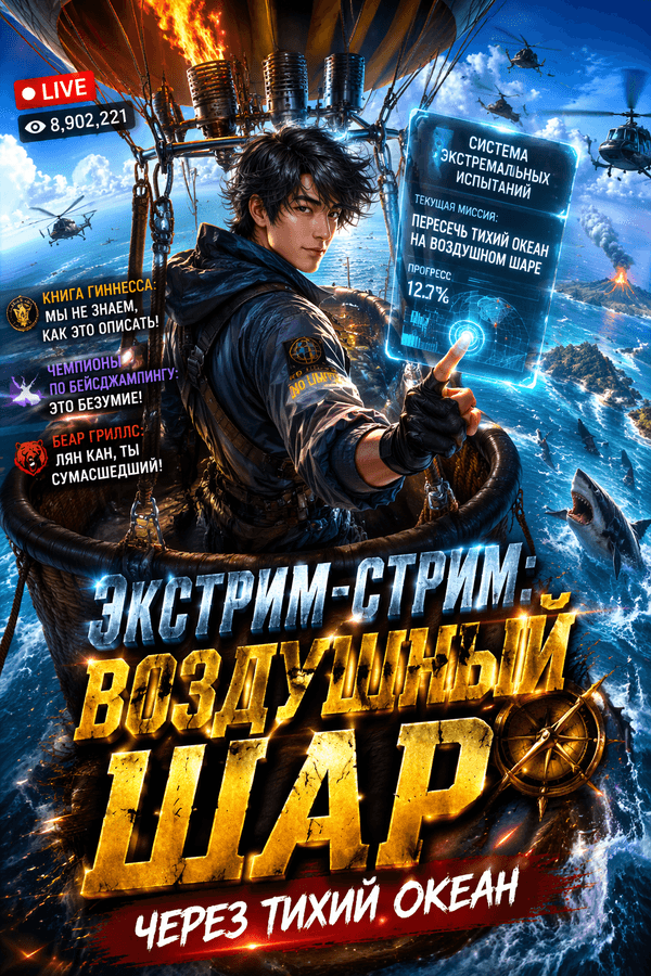 Экстрим-стрим: Воздушный шар через Тихий океан