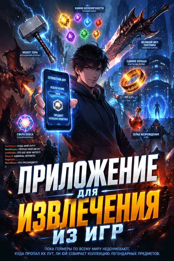 Приложение для извлечения из игр