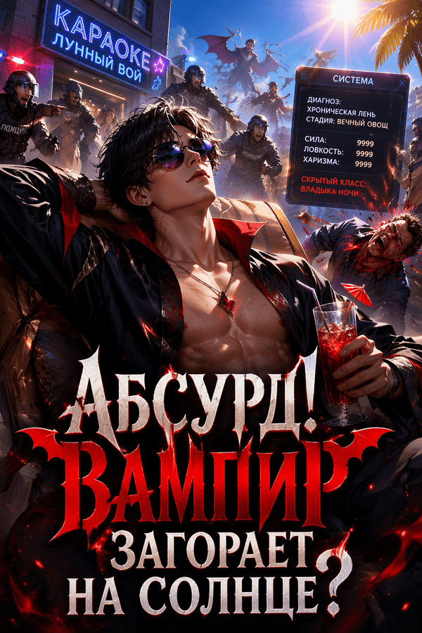 Абсурд! Вампир загорает на солнце?