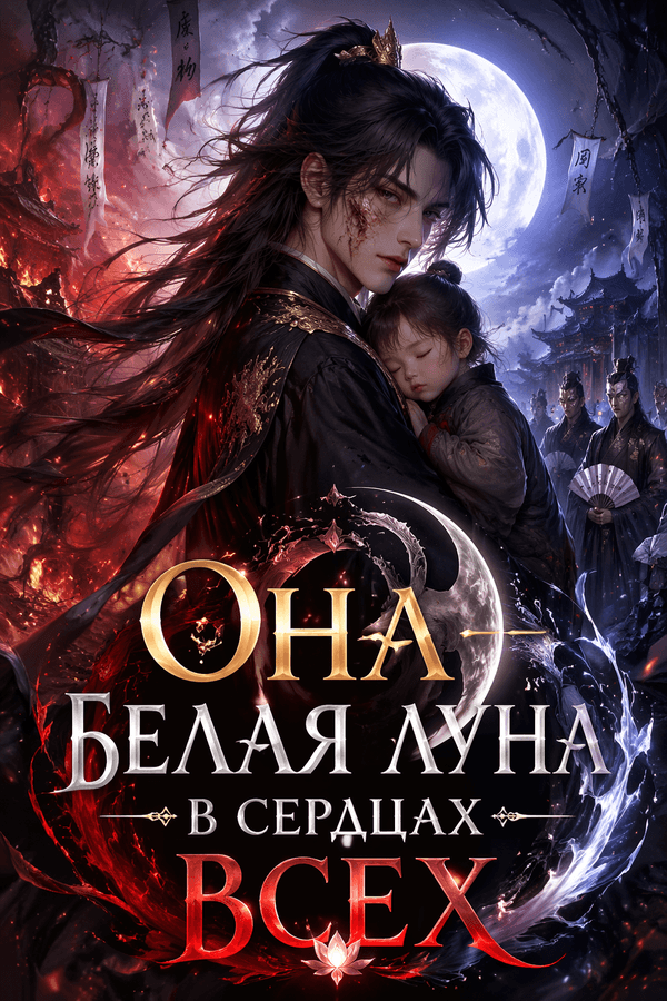 Она — белая луна в сердцах всех