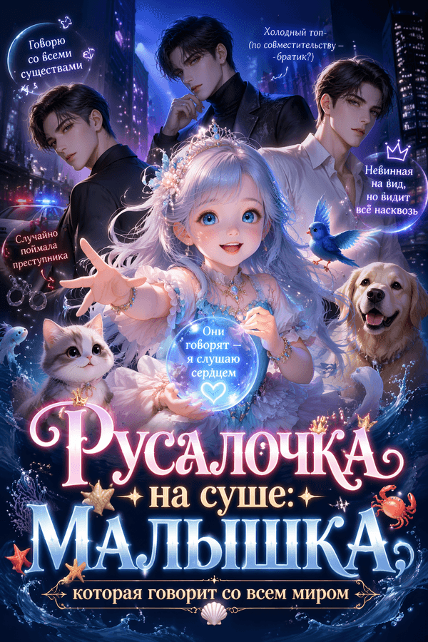 Русалочка на суше: малышка, которая говорит со всем миром