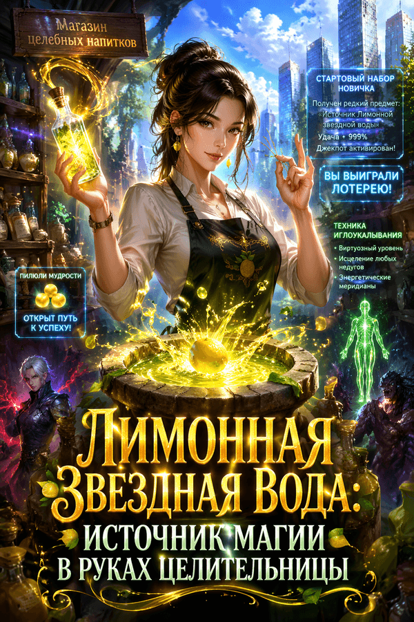 Лимонная звездная вода: Источник магии в руках целительницы