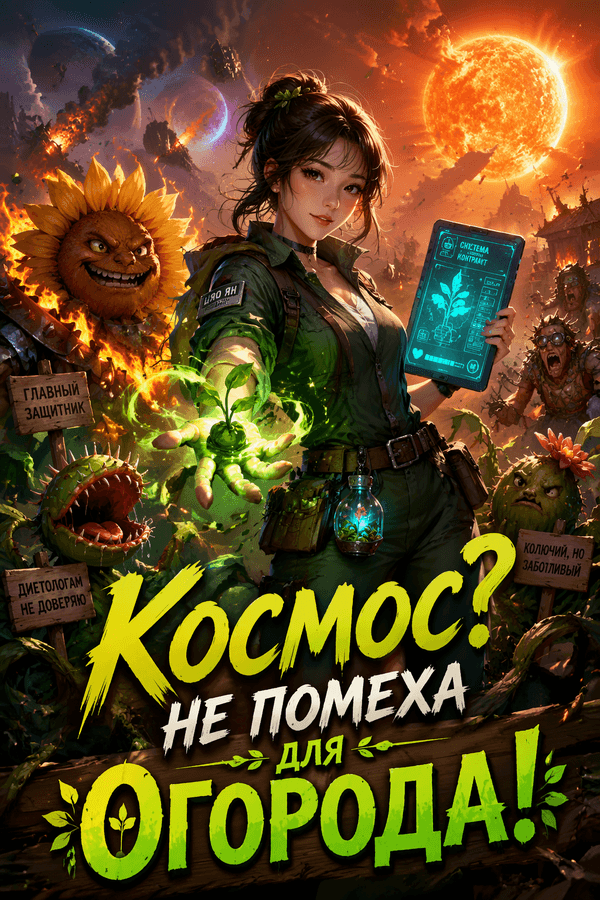 Космос? Не помеха для огорода!