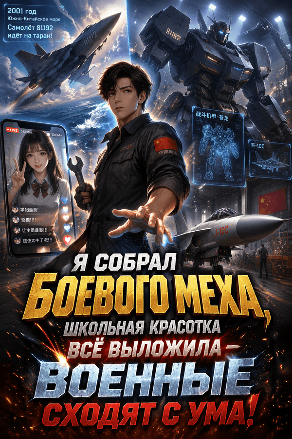 Я собрал боевого меха, школьная красотка всё выложила — военные сходят с ума!