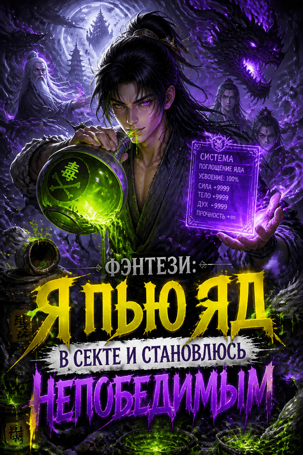 Фэнтези: я пью яд в секте и становлюсь непобедимым