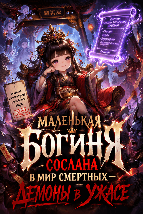 Маленькая богиня сослана в мир смертных — демоны в ужасе