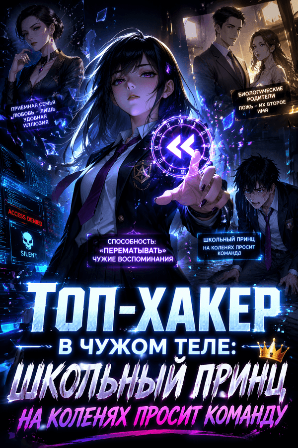 Топ-хакер в чужом теле: школьный принц на коленях просит команду