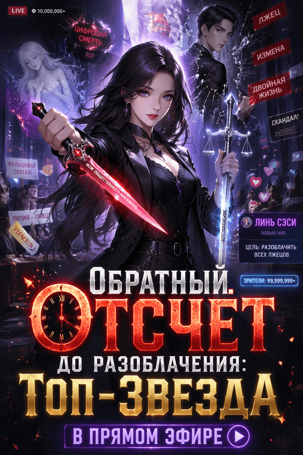 Обратный отсчёт до разоблачения: топ-звезда в прямом эфире