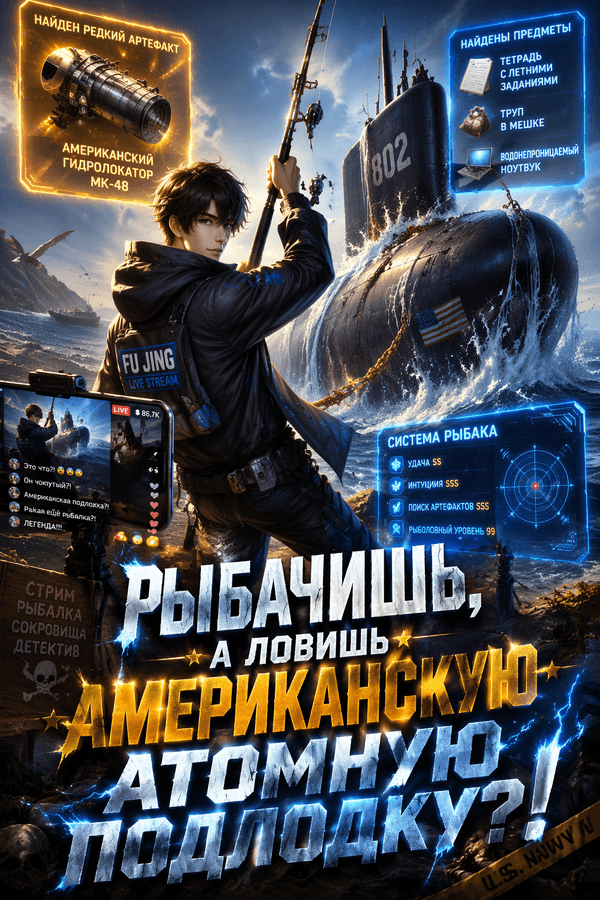 Рыбачишь, а ловишь американскую атомную подлодку?!