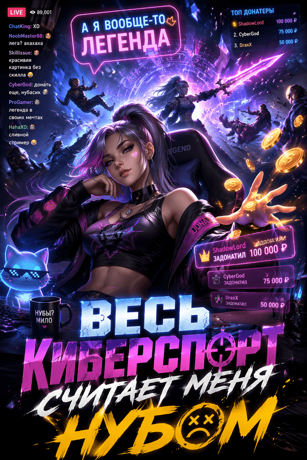 Весь киберспорт считает меня нубом