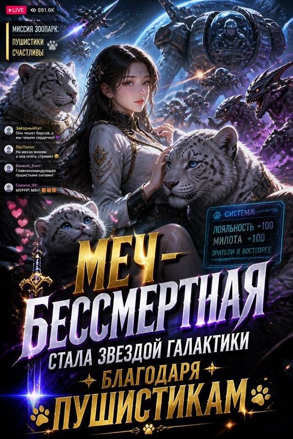 Меч-бессмертная стала звездой галактики благодаря пушистикам