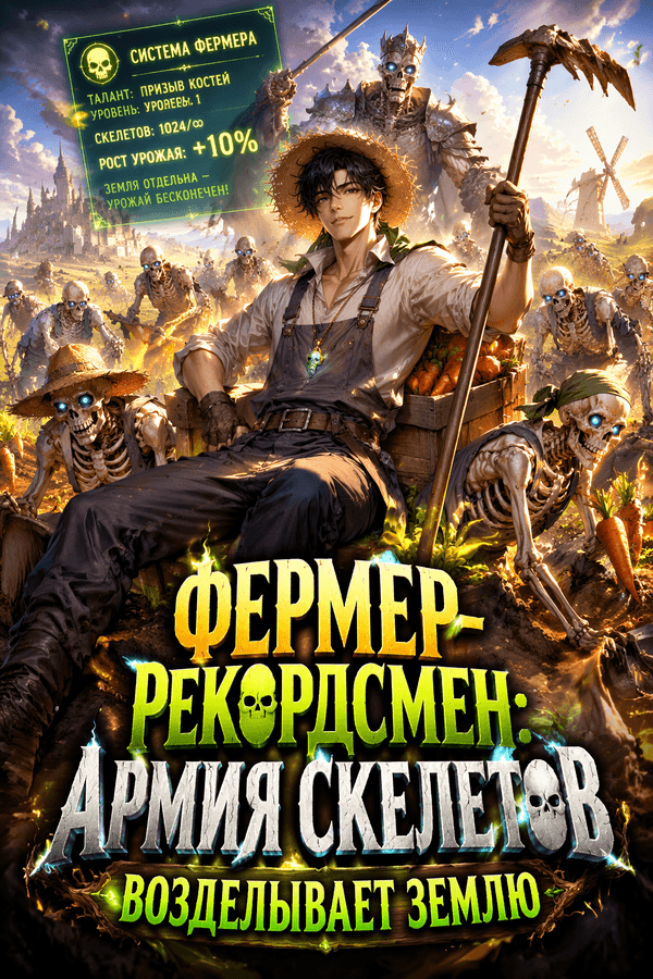 Фермер-рекордсмен: Армия скелетов возделывает землю