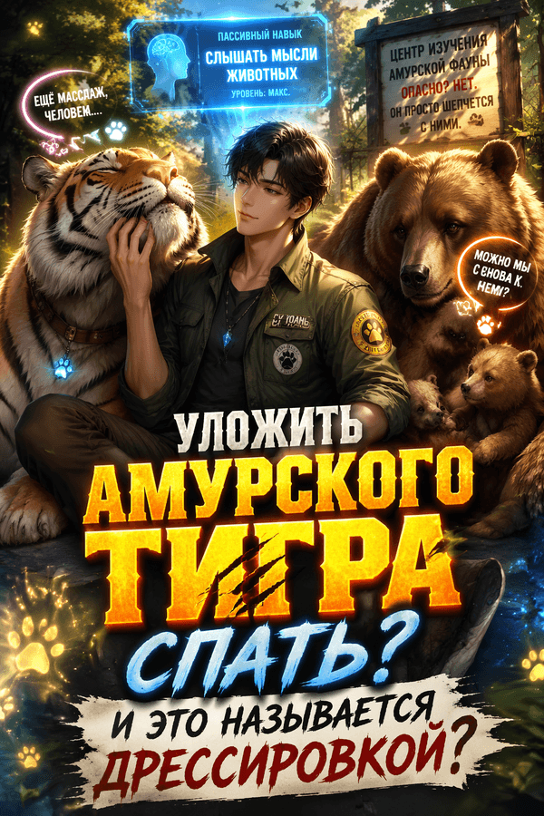 Уложить амурского тигра спать? И это называется дрессировкой?