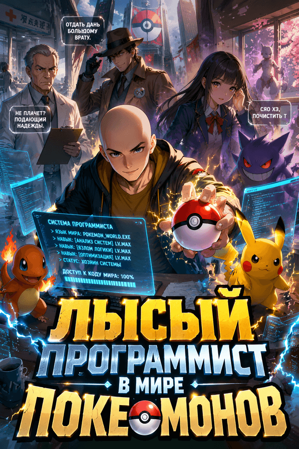 Лысый программист в мире Покемонов