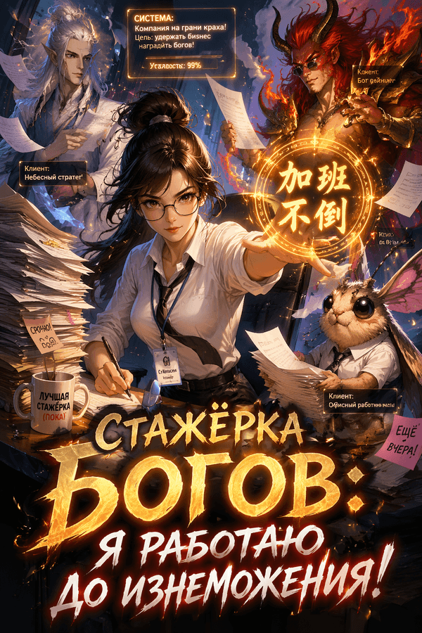 Стажёрка богов: Я работаю до изнеможения!