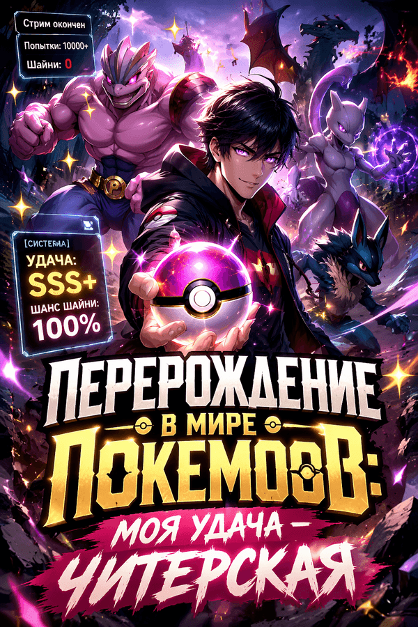 Перерождение в мире покемонов: Моя удача — читерская