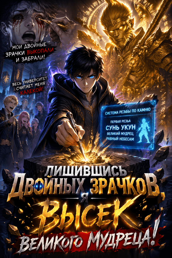 Лишившись Двойных Зрачков, я высек Великого Мудреца!