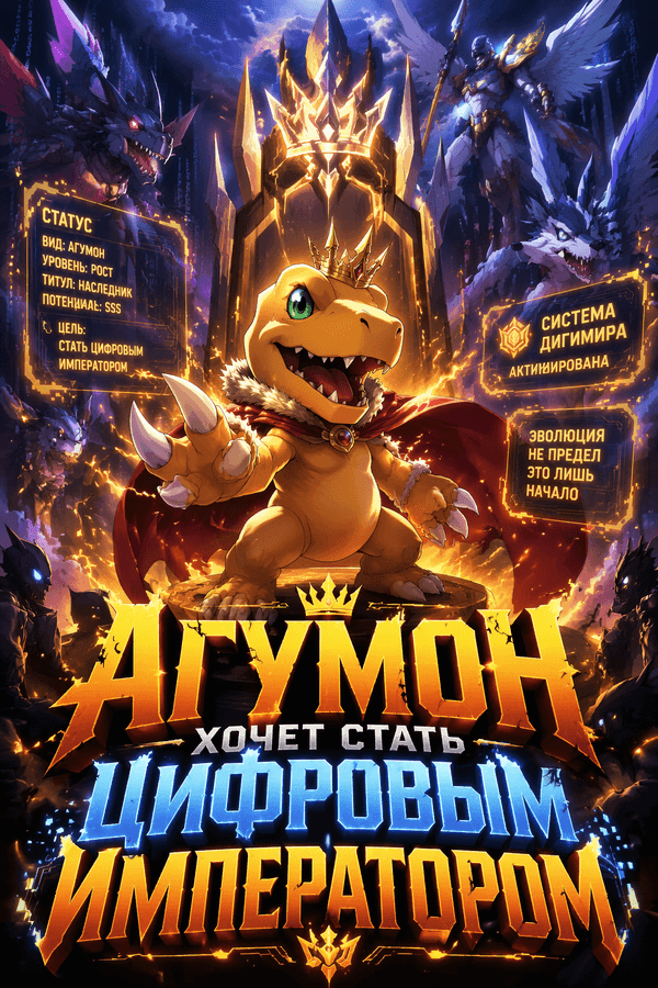 Агумон хочет стать Цифровым Императором