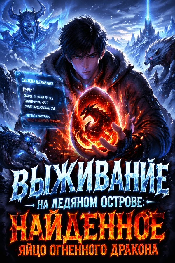 Выживание на ледяном острове: Найденное яйцо огненного дракона