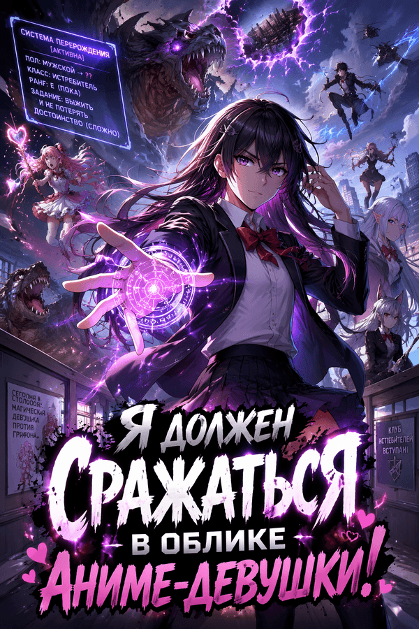 Я должен сражаться в облике аниме-девушки!