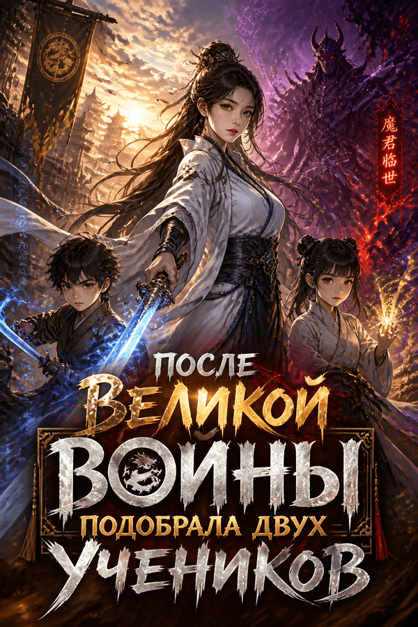После великой войны подобрала двух учеников