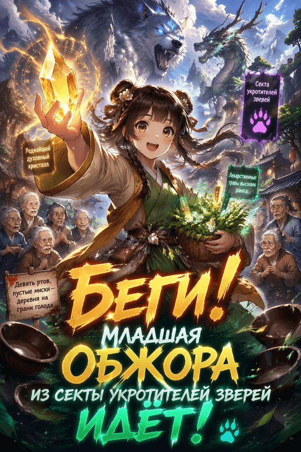 Беги! Младшая обжора из секты укротителей зверей идёт!