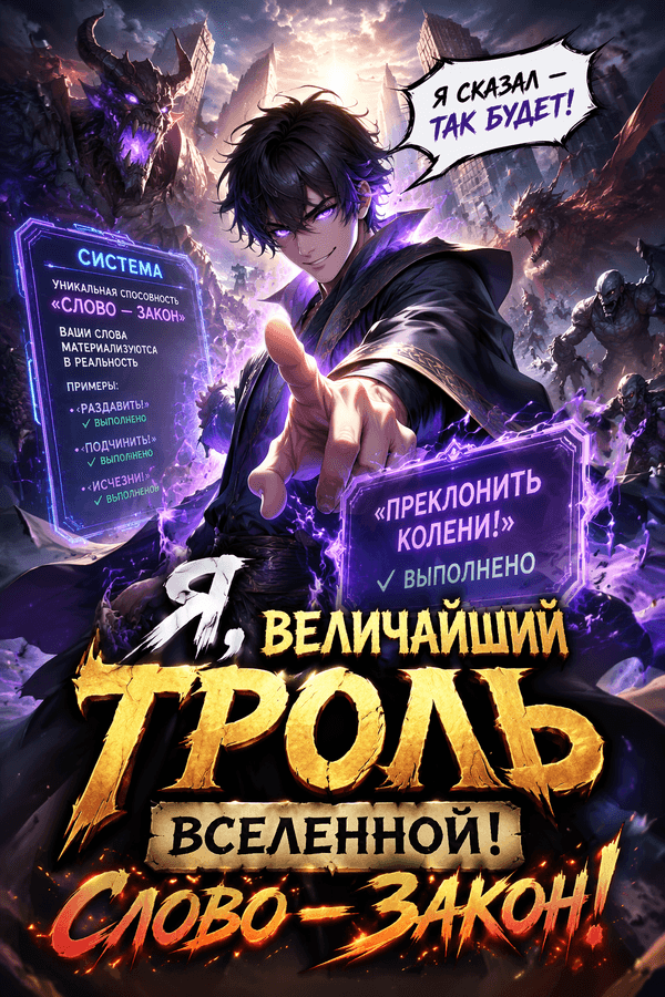 Я, Величайший Троль Вселенной! Слово — Закон!