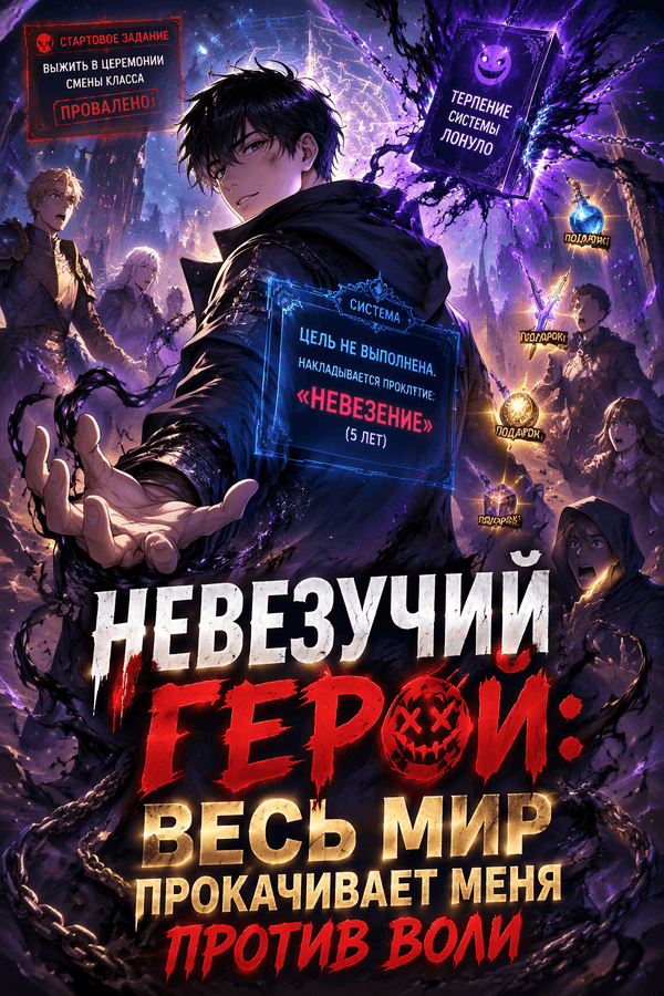 Невезучий герой: Весь мир прокачивает меня против воли