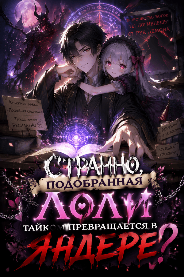 Странно, подобранная лоли тайком превращается в яндере?