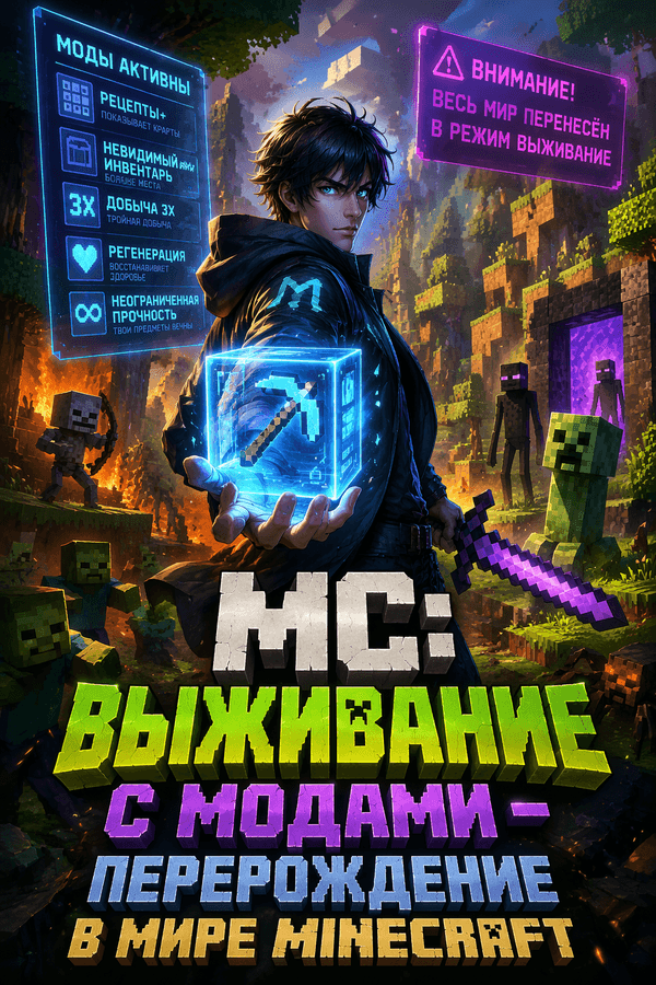 MC: Выживание с модами — перерождение в мире Minecraft