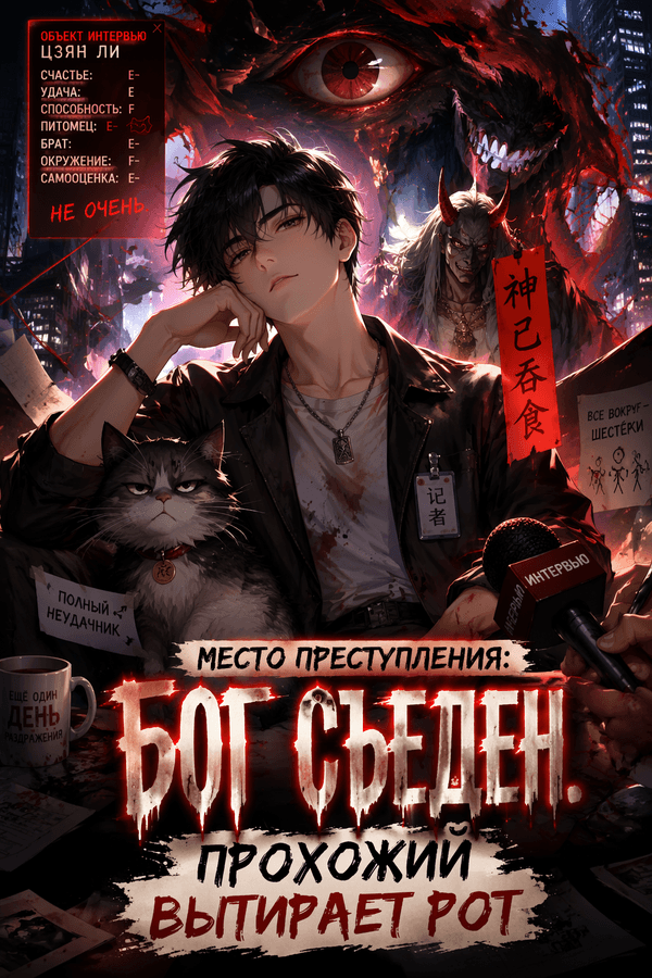 Место преступления: Бог съеден. Прохожий вытирает рот