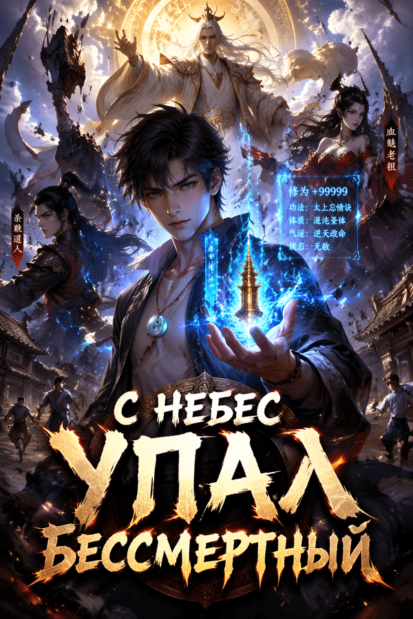 С небес упал бессмертный