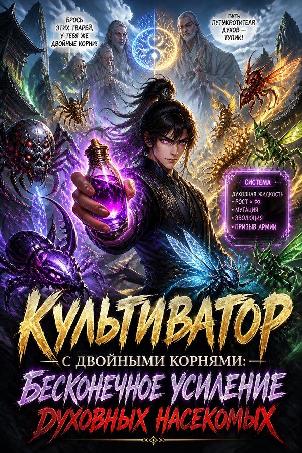 Культиватор с двойными корнями: бесконечное усиление духовных насекомых