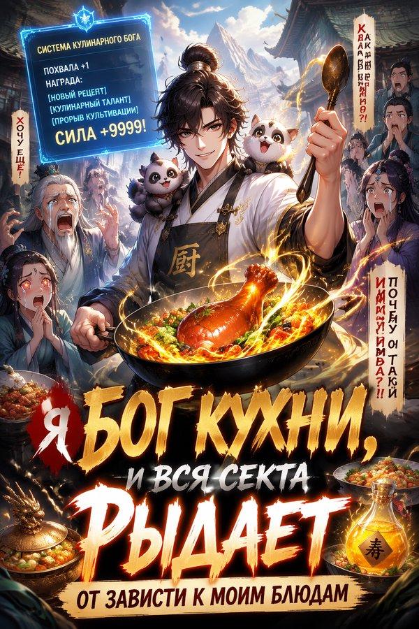 Я бог кухни, и вся секта рыдает от зависти к моим блюдам