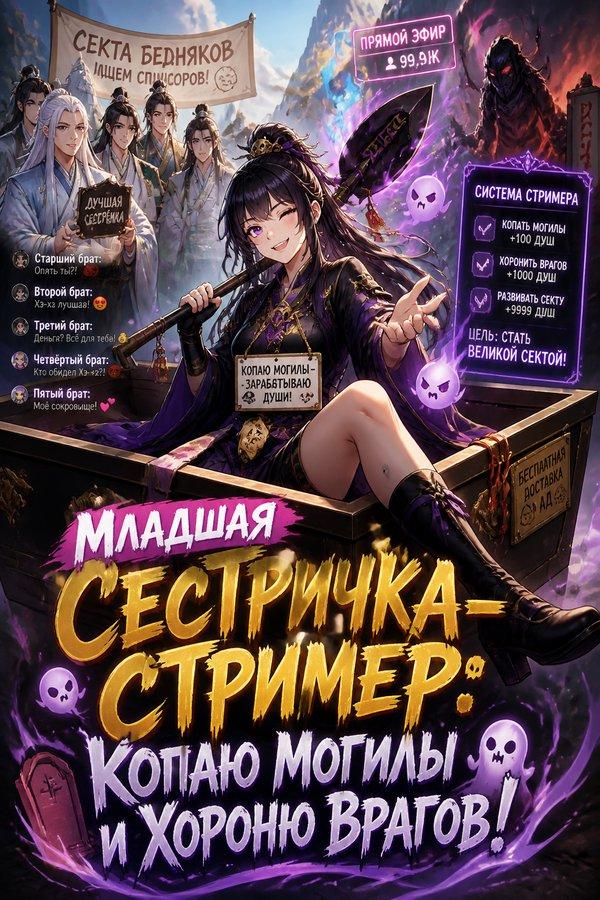 Младшая сестричка-стример: Копаю могилы и хороню врагов!