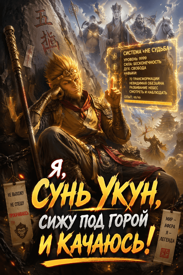 Я, Сунь Укун, сижу под горой и качаюсь!