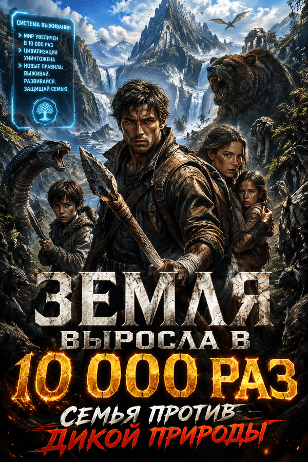 Земля выросла в 10 000 раз: Семья против дикой природы