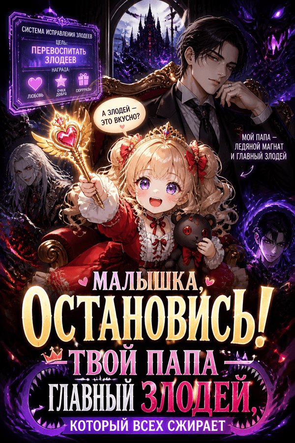 Малышка, остановись! Твой папа — главный злодей, который всех сжирает