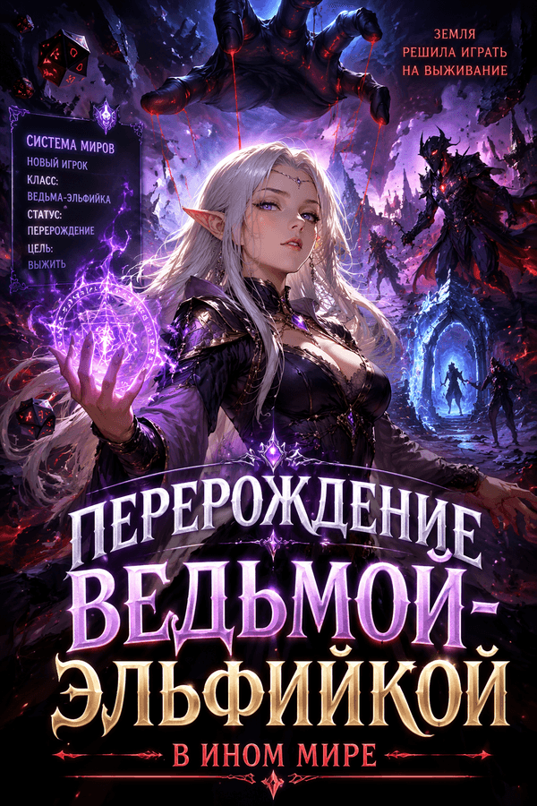 Перерождение ведьмой-эльфийкой в ином мире