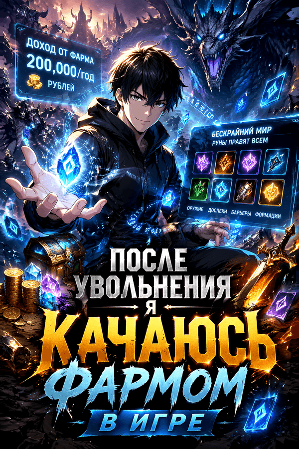 После увольнения я качаюсь фармом в игре