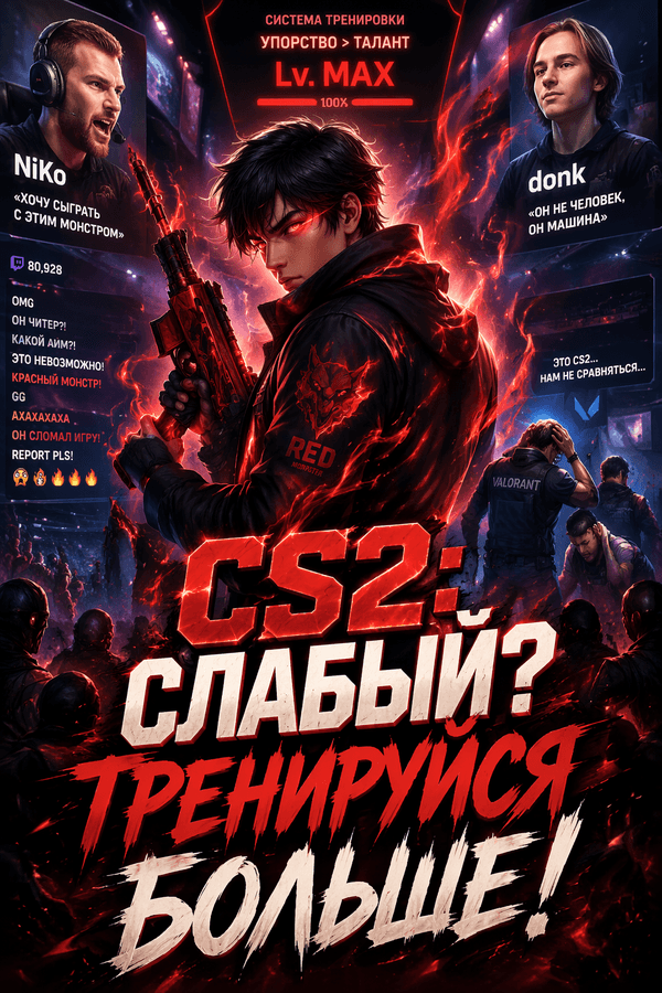 CS2: Слабый? Тренируйся больше!