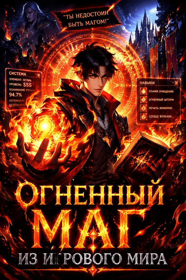 Огненный Маг из Игрового Мира