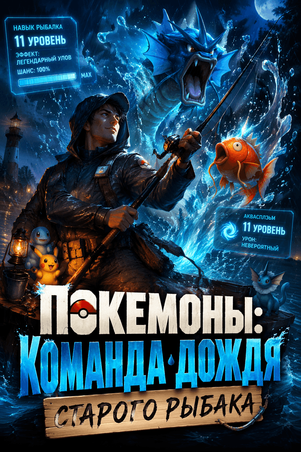 Покемоны: Команда дождя старого рыбака