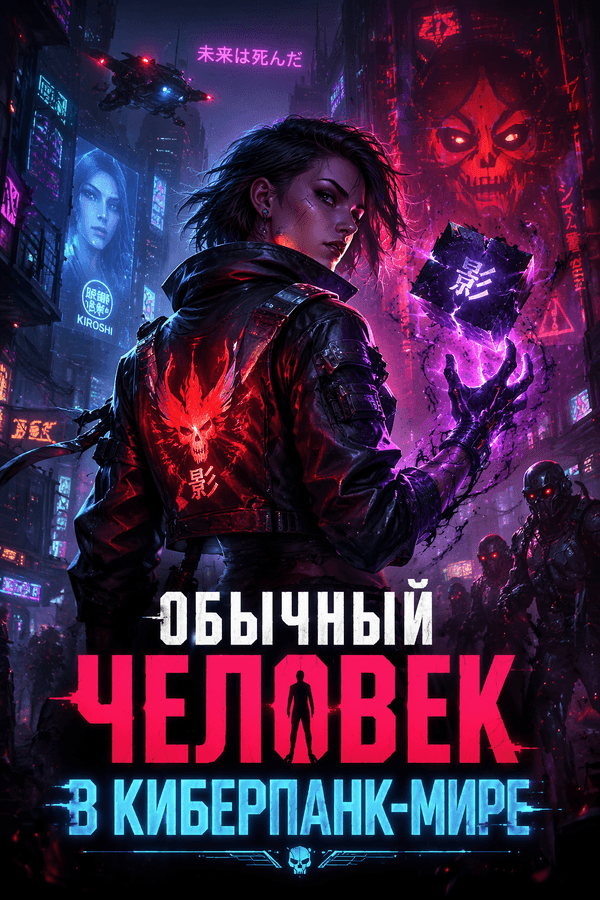Обычный человек в киберпанк-мире